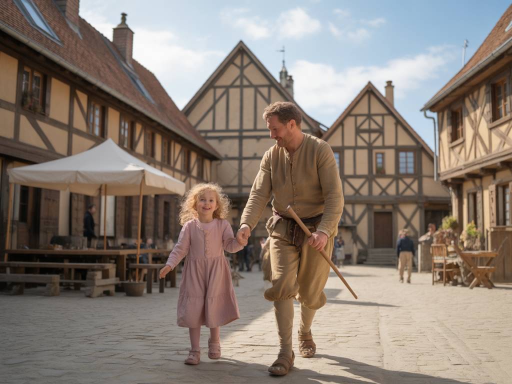 Séjour en famille dans un village médiéval : immersion historique et activités ludiques pour petits et grands