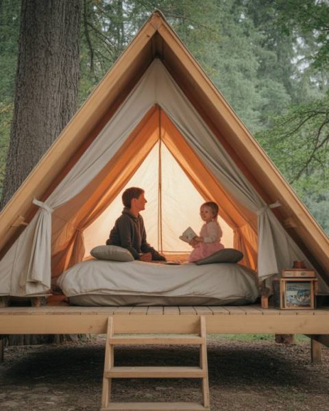 Dormir dans une cabane dans les arbres : une expérience féerique pour toute la famille