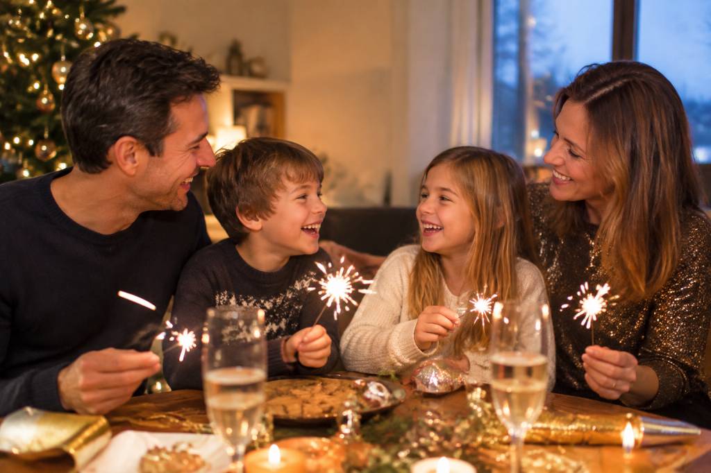 Réveillon en famille : 10 idées pour célébrer le Nouvel An avec les enfants en France